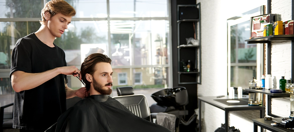 long hair style with waves