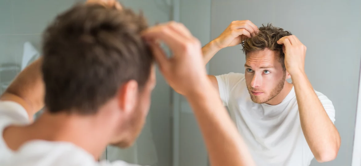 men frizz hair